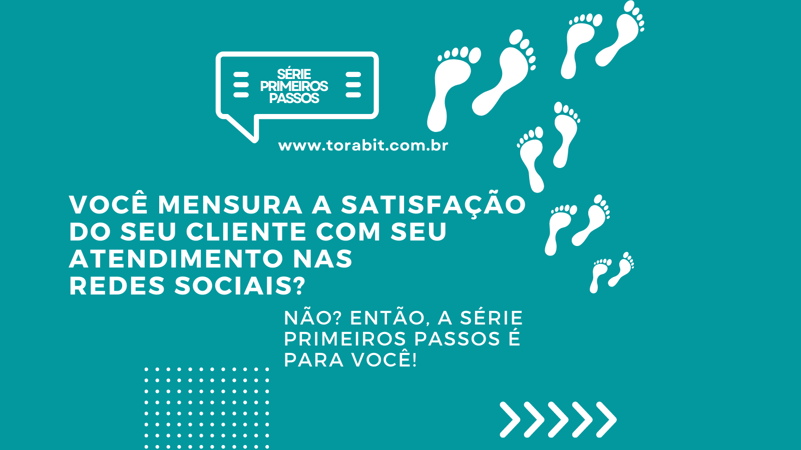 Primeiros passos Pesquisa de Satisfação