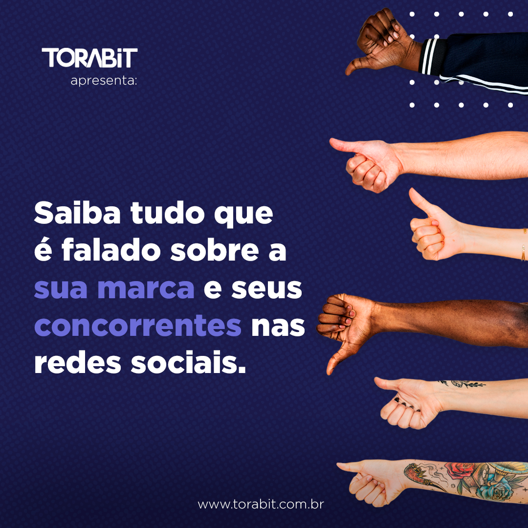 Saiba tudo que é falado sobre sua marca e seus concorrentes nas redes