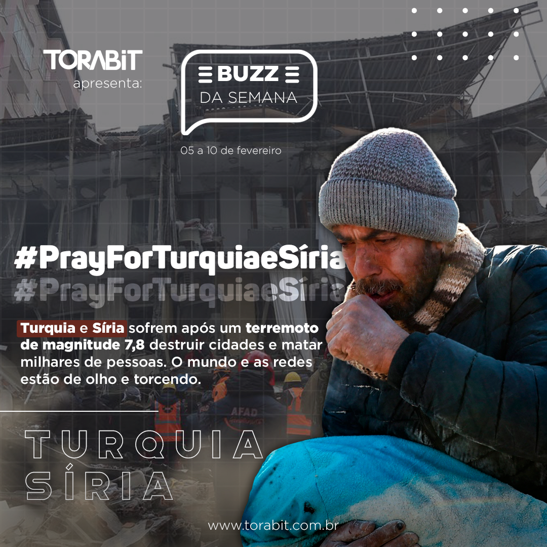 Buzz da semana: Pray for Turquia e Síria