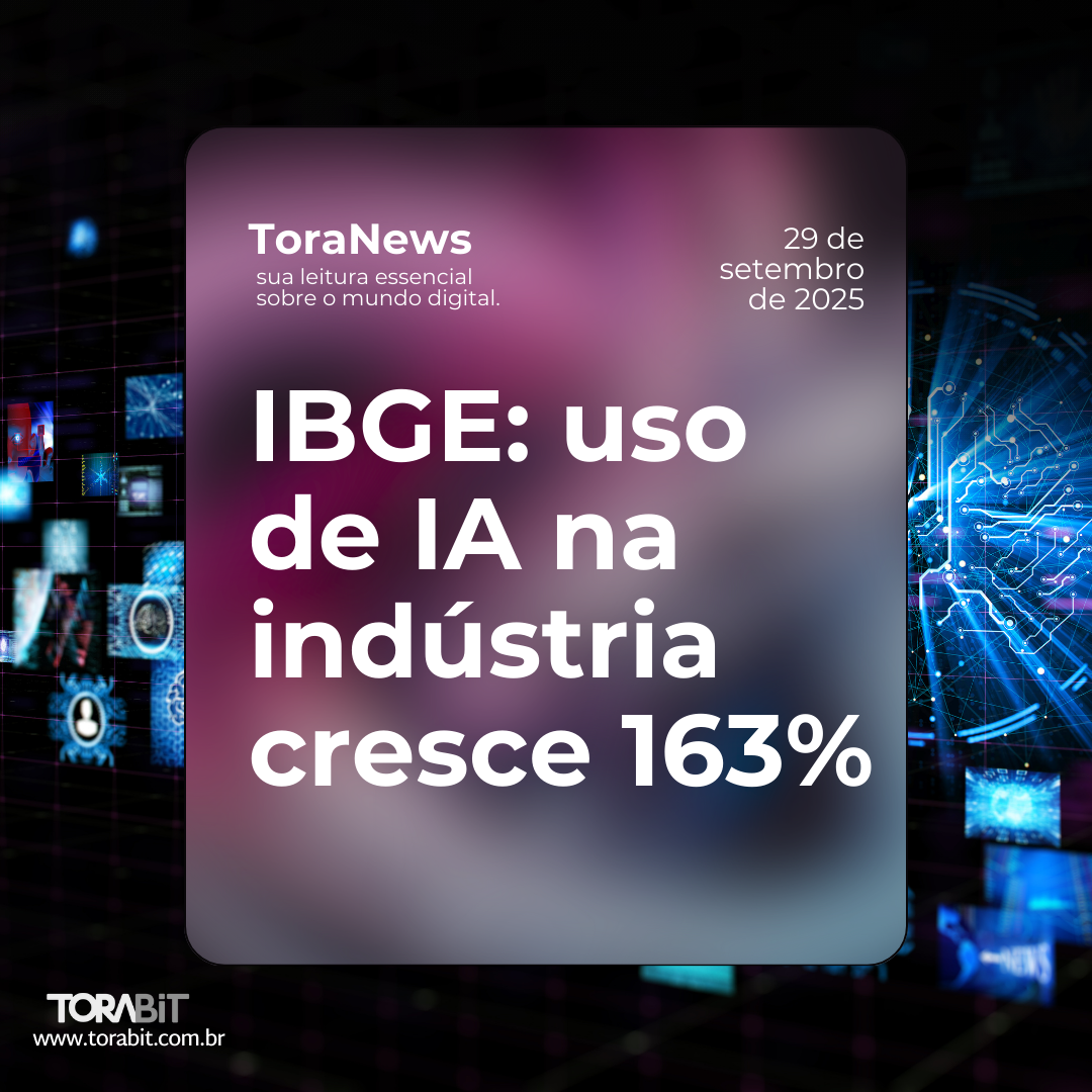 IBGE: uso de IA na indústria cresce 163%